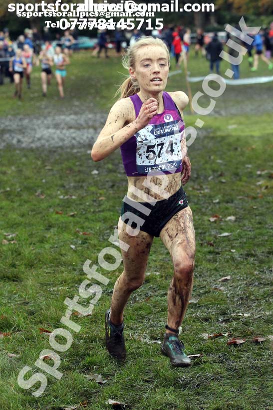Womens under-17s and under-20s, 2019 European Cross Country Trials and British Cross Challenge, Sefton Park, Liverpool.  Photo: David T. Hewitson/Sports for All Pics